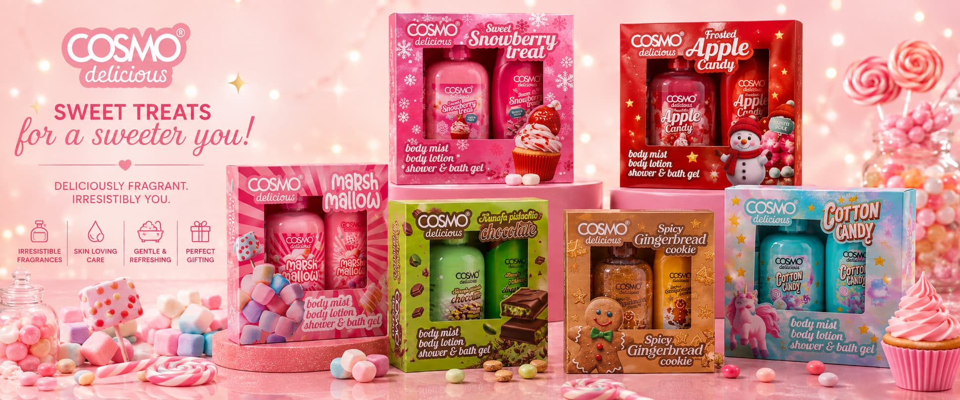 GNG Store Delicious Body Care & Pamper Giftset